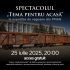 Spectacolul „Tema pentru acasă” va fi jucat în PMAN de actorii Teatrului „Vasile Alecsandri” din Bălți