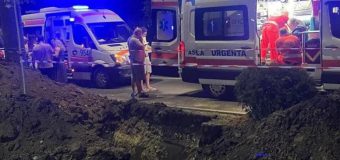 Accident cu implicarea unui troleibuz: 4 ambulanțe au intervenit