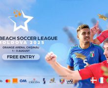 Fotbal pe plajă. Acces gratuit la meciurile din preliminariile EBSL 2025 Moldova