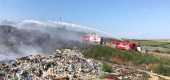 Pompierii atenționează: Poligoanele de deșeuri sunt risc de producere a incendiilor