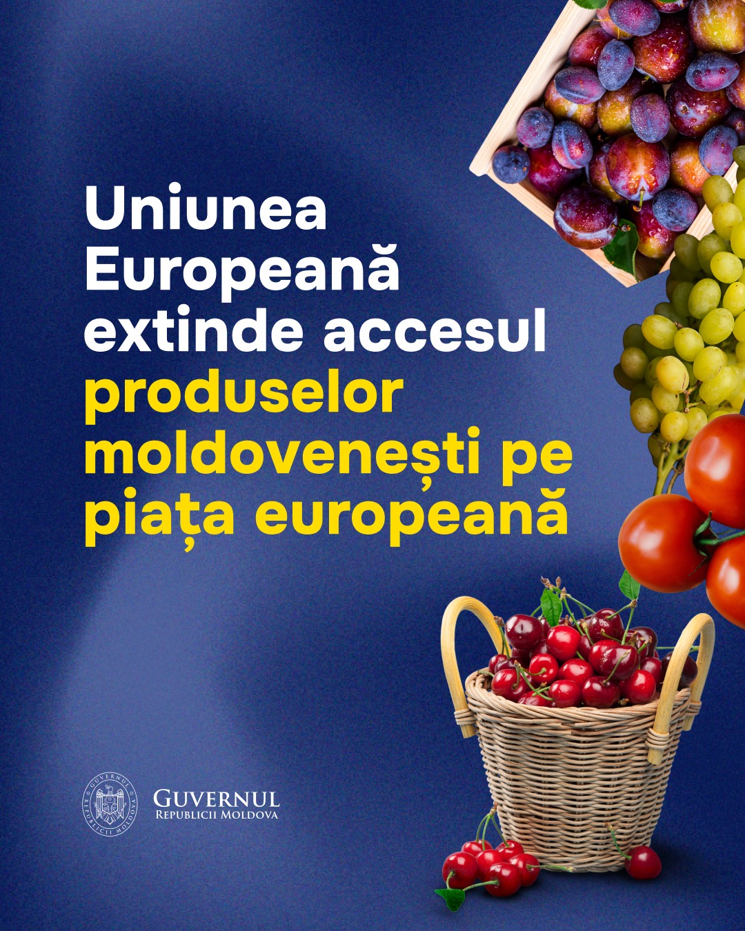 Mai multe produse moldovenești vor avea acces pe piața europeană