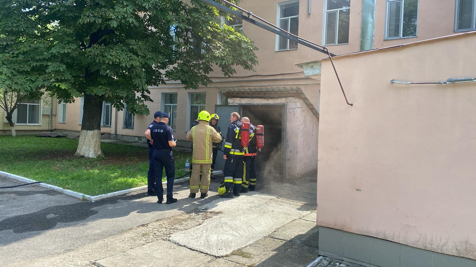 26 de persoane au fost evacuate din spitalul raional Ungheni în urma unui incendiu