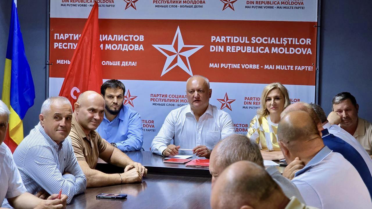 Igor Dodon s-a întâlnit cu efectivul PSRM din nordul țării