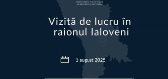 Ministra Finanțelor va avea o vizită de lucru la Ialoveni