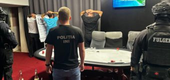 Percheziții într-un cazinou clandestin din capitală: Trei persoane reținute