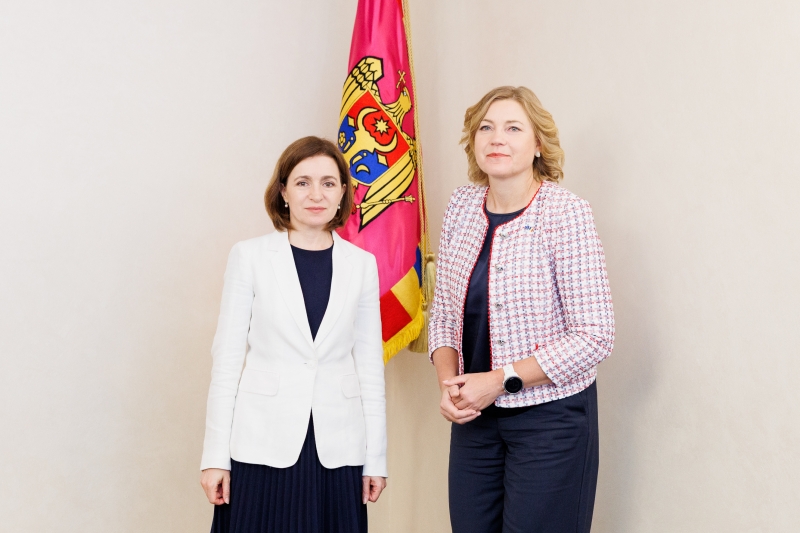 Maia Sandu a avut o întrevedere cu Vicepreședinta executivă a Comisiei Europene pentru suveranitate tehnologică, securitate și democrație