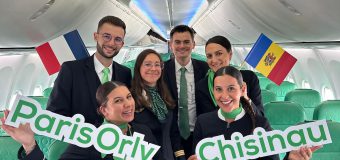 A fost lansată oficial prima cursă avia Paris Orly – Chișinău