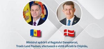 Ministrul Apărării al Regatului Danemarcei efectuează o vizită la Chișinău
