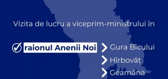 Vladimir Bolea se află în vizită de lucru la Anenii Noi