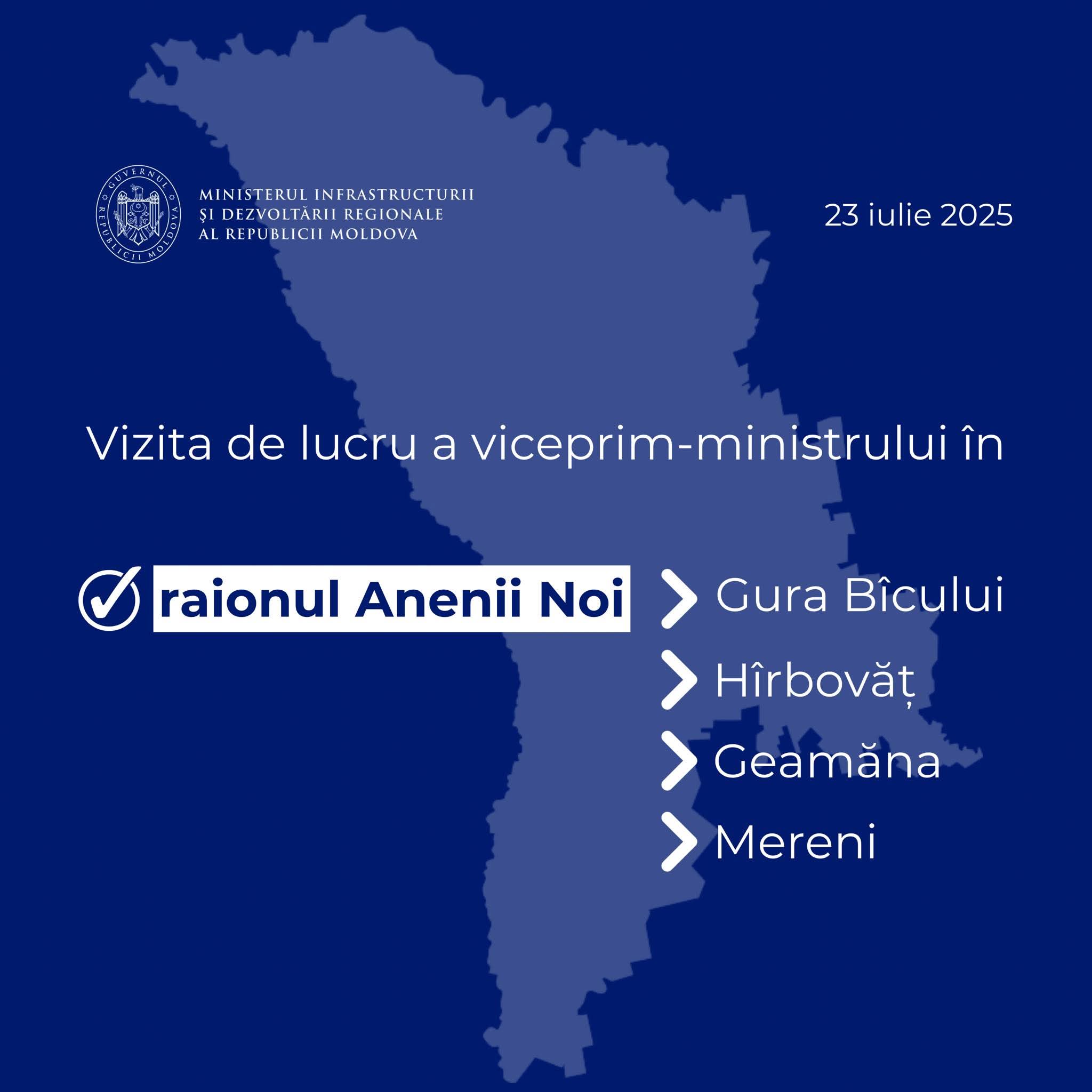 Vladimir Bolea se află în vizită de lucru la Anenii Noi