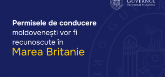 Permisele de conducere moldovenești vor fi recunoscute în Marea Britanie