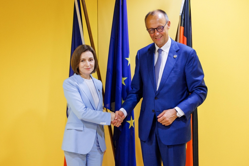 Maia Sandu a avut o întrevedere cu Cancelarul federal al Germaniei