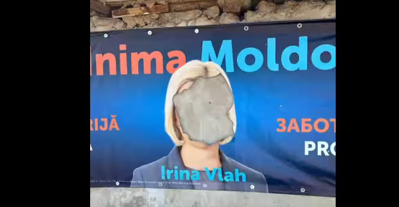 „Inima Moldovei” – cu acuzații către PAS: Au trecut de la amenințări la acte de vandalism