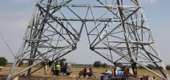 Linia de tensiune Vulcănești-Chișinău – 70% finalizată