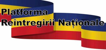 Platforma Reîntregirii Naționale – apel către toate forțele politice și electorale, care revendică idealul european și unionist