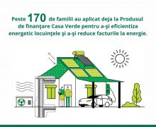 Peste 170 de familii au aplicat deja la Produsul de finanțare Casa Verde