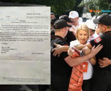 Irina Vlah – citată la poliție pentru protestul de la Președinție