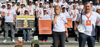 (VIDEO) „Inima Moldovei”- protest la Guvern: A înaintat prim-ministrului Recean 10 revendicări!