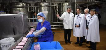 Mihai Popșoi a vizitat fabrica „IceMaster – Ice Cream”, parte a grupului moldovenesc JLC