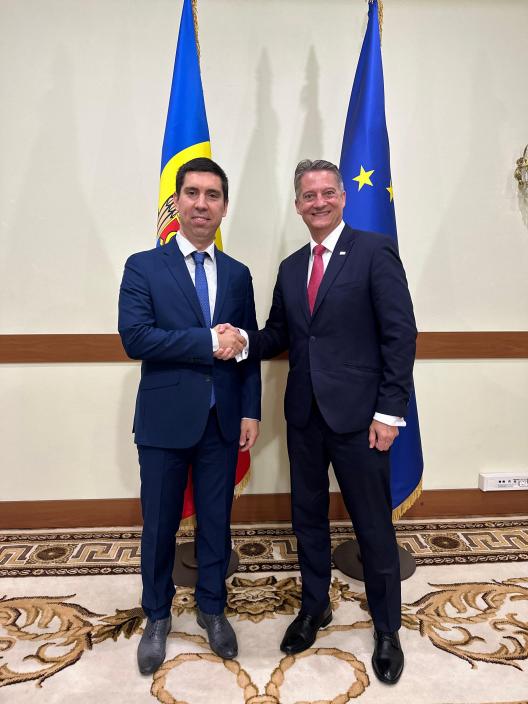 Mihai Popșoi a avut o întrevedere cu Kevin Covert, însărcinat cu afaceri ad-interim al SUA în Republica Moldova