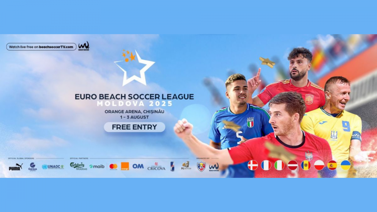 Fotbal pe plajă. Euro Beach Soccer League debutează la Chișinău astăzi
