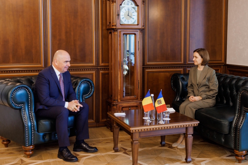 Maia Sandu s-a întâlnit cu Prim-ministrul României, Ilie Bolojan