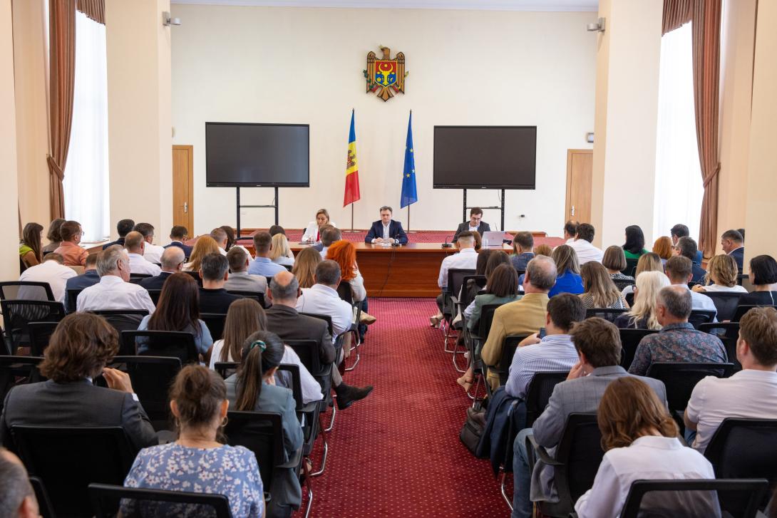 Dorin Recean a avut o întrevedere cu mediul de afaceri în cadrul Consiliului Economic