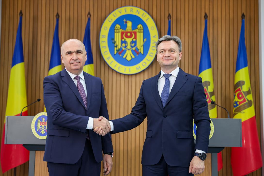 Premierul României, la Chișinău: Vă asigur că vom construi în continuare noi punți, care să ne apropie și mai mult, așa cum se cuvine între țări-surori