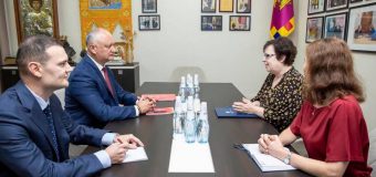Igor Dodon a avut o întrevedere cu Ambasadorul Regatului Unit al Marii Britanii și al Irlandei de Nord în RM