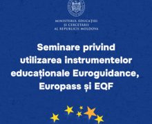 Seminare organizate de MEC privind utilizarea instrumentelor educaționale Euroguidance, Europass și EQF