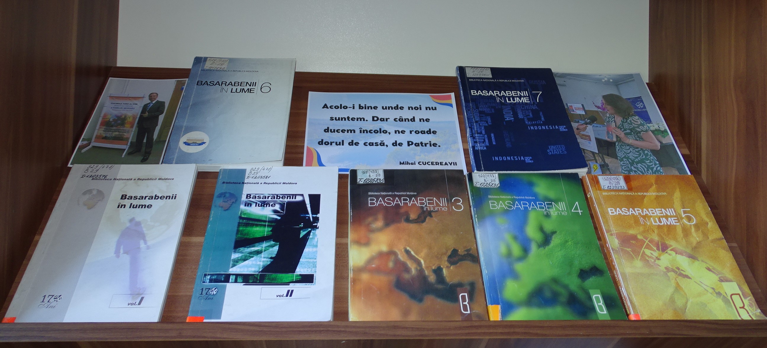 Expoziție tematică „Autori basarabeni în lume”