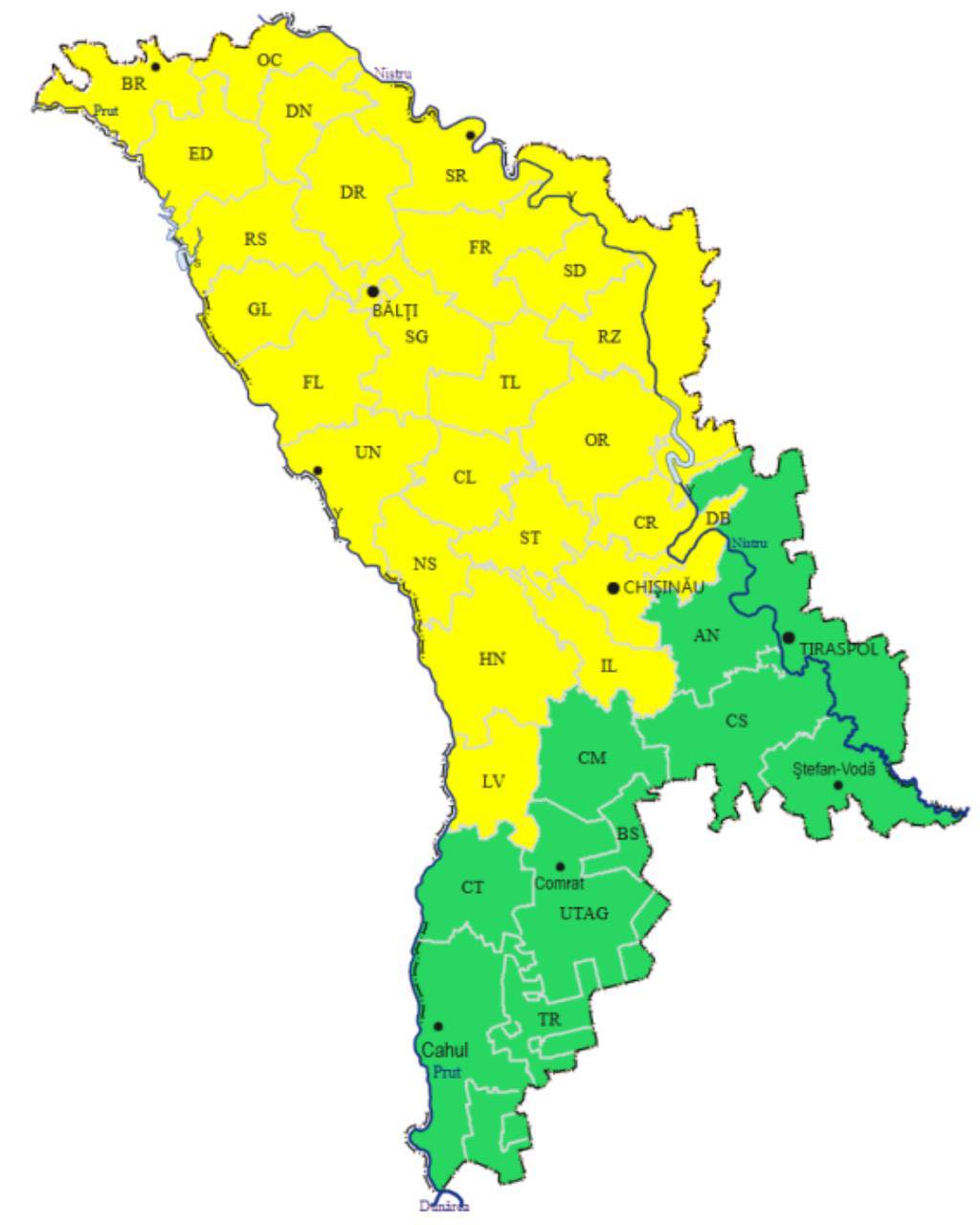 Cod Galben de instabilitate atmosferică