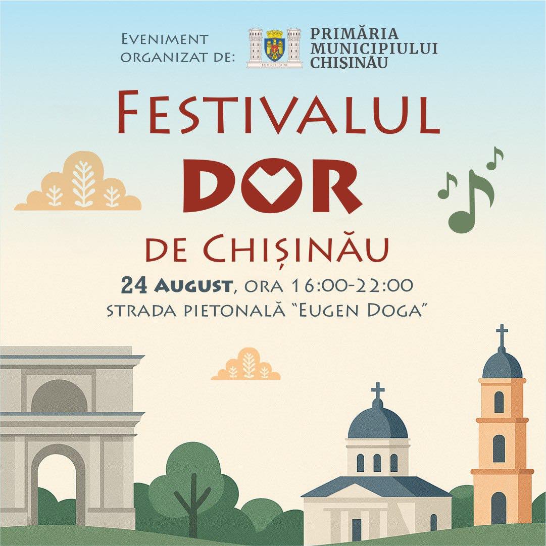 A doua ediție a Festivalului „Dor de Chișinău”
