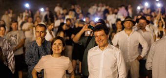 (FOTO// VIDEO) Maia Sandu și Nicușor Dan au participat la mai multe evenimente în țara noastră