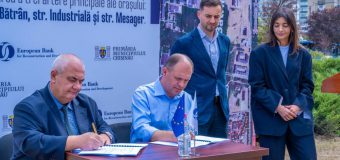 Ion Ceban a semnat contractul de finanțare cu BERD a Proiectului de dezvoltare a infrastructurii urbane a municipiului Chișinău