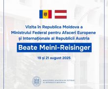 Ministrul Federal pentru Afaceri Europene și Internaționale al Republicii Austria vine la Chișinău
