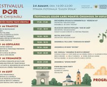 Evenimentele din acest weekend din Chișinău