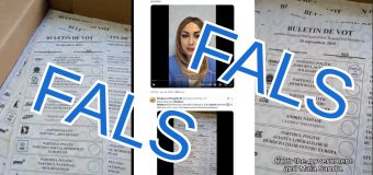 Un nou fals circulă pe rețele: Buletine de vot cu ștampila „Votat” pentru un concurent electoral