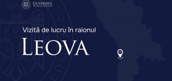 Premierul va avea o vizită de lucru la Leova