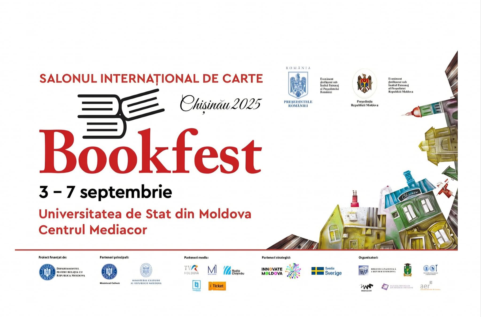 Bookfest Chișinău revine cu peste 30 de edituri și prieteni de excepție ai cărții