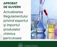 Guvernul actualizează Regulamentul privind exportul și importul produselor chimice periculoase