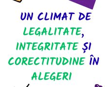 Apelul CA pentru un climat de legalitate, integritate și corectitudine în campania electorală