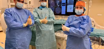 Prima intervenție de tratare a unui anevrism cerebral cu dispozitiv intrasacular WEB, efectuată la Institutul de Neurologie și Neurochirurgie „Diomid Gherman”