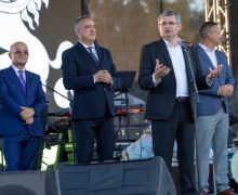 Igor Grosu i-a felicitat pe locuitorii oraşului Ungheni cu ocazia Hramului