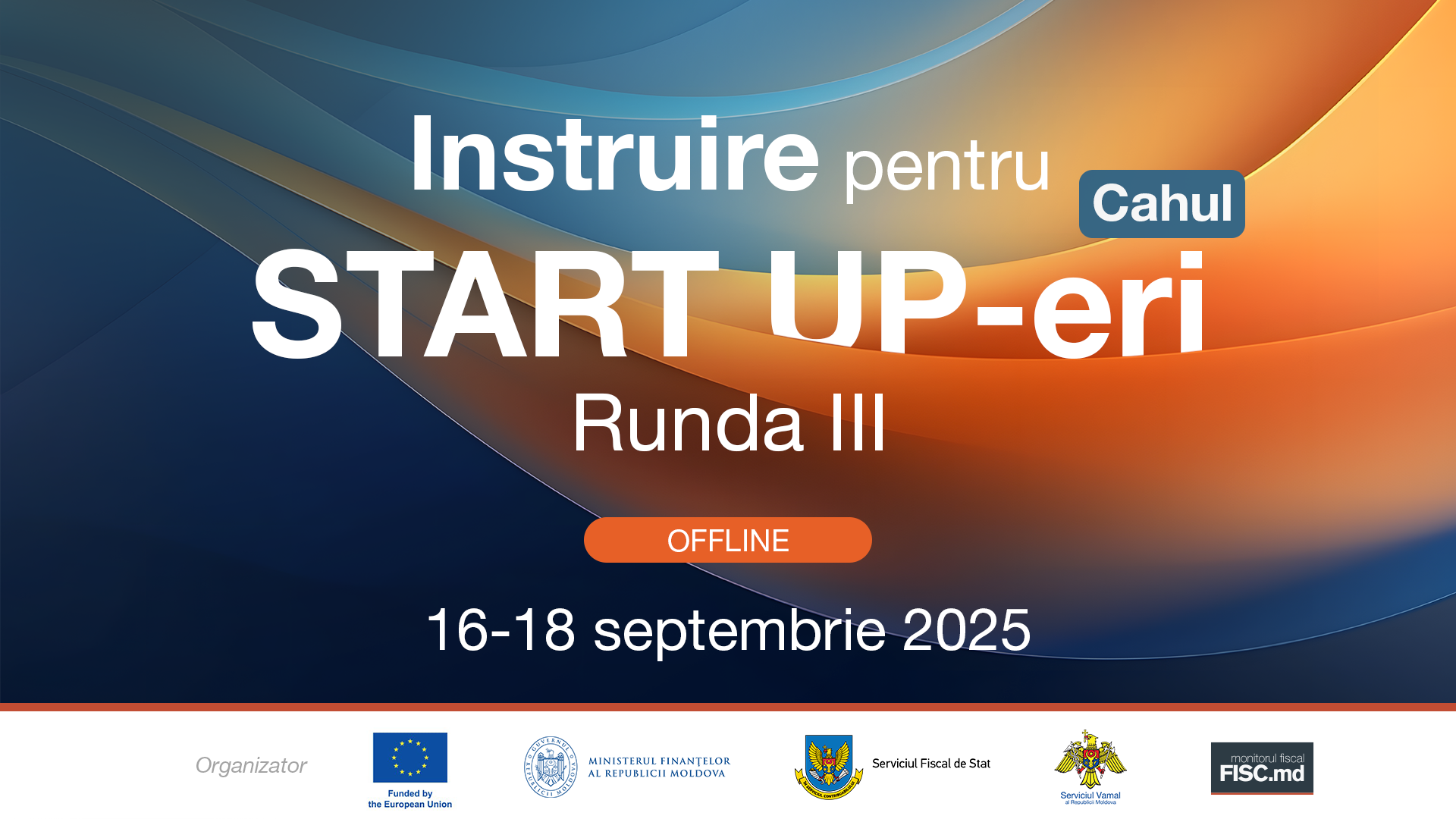 A treia rundă a instruirilor gratuite pentru antreprenorii începători se va desfășura la Cahul