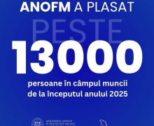 Peste 13 mii de persoane au fost plasate în câmpul muncii de la începutul anului 2025