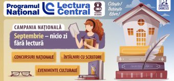 Biblioteca Națională a Republicii Moldova lansează Campania Națională „Septembrie – nicio zi fără lectură”