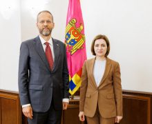 Maia Sandu a avut o întrevedere de rămas bun cu Ambasadorul Uniunii Europene, Jānis Mažeiks