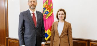 Maia Sandu a avut o întrevedere de rămas bun cu Ambasadorul Uniunii Europene, Jānis Mažeiks