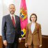 Maia Sandu a avut o întrevedere de rămas bun cu Ambasadorul Uniunii Europene, Jānis Mažeiks